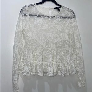 White Lace Blouse